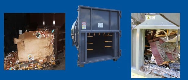 container teeth spring loaded