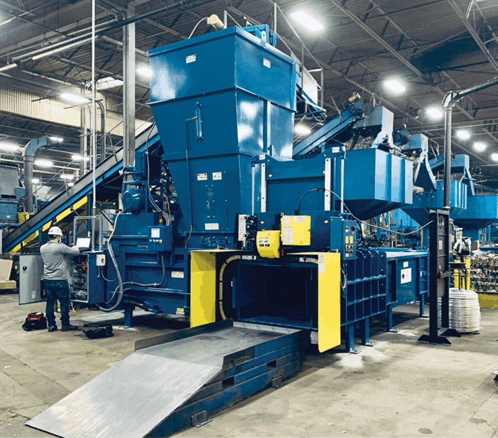 Sebright and JWR have partnered to create a two-ram baler that addresses the needs of processors with input from Schupan.
