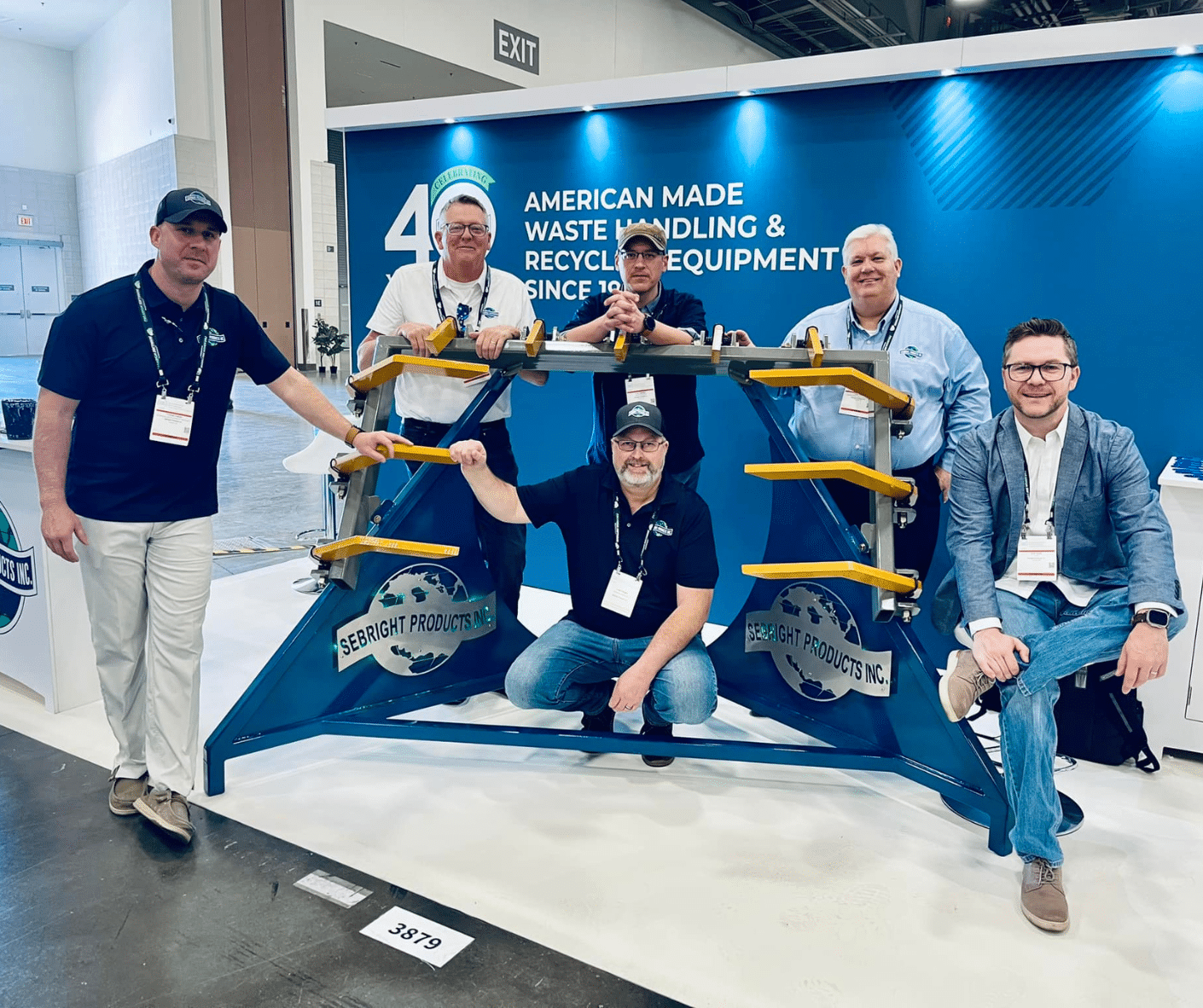 Sebright Products, Inc at the 2024 Waste Expo, a waste management event.